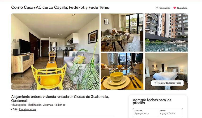 Apartamento en Zona 15
